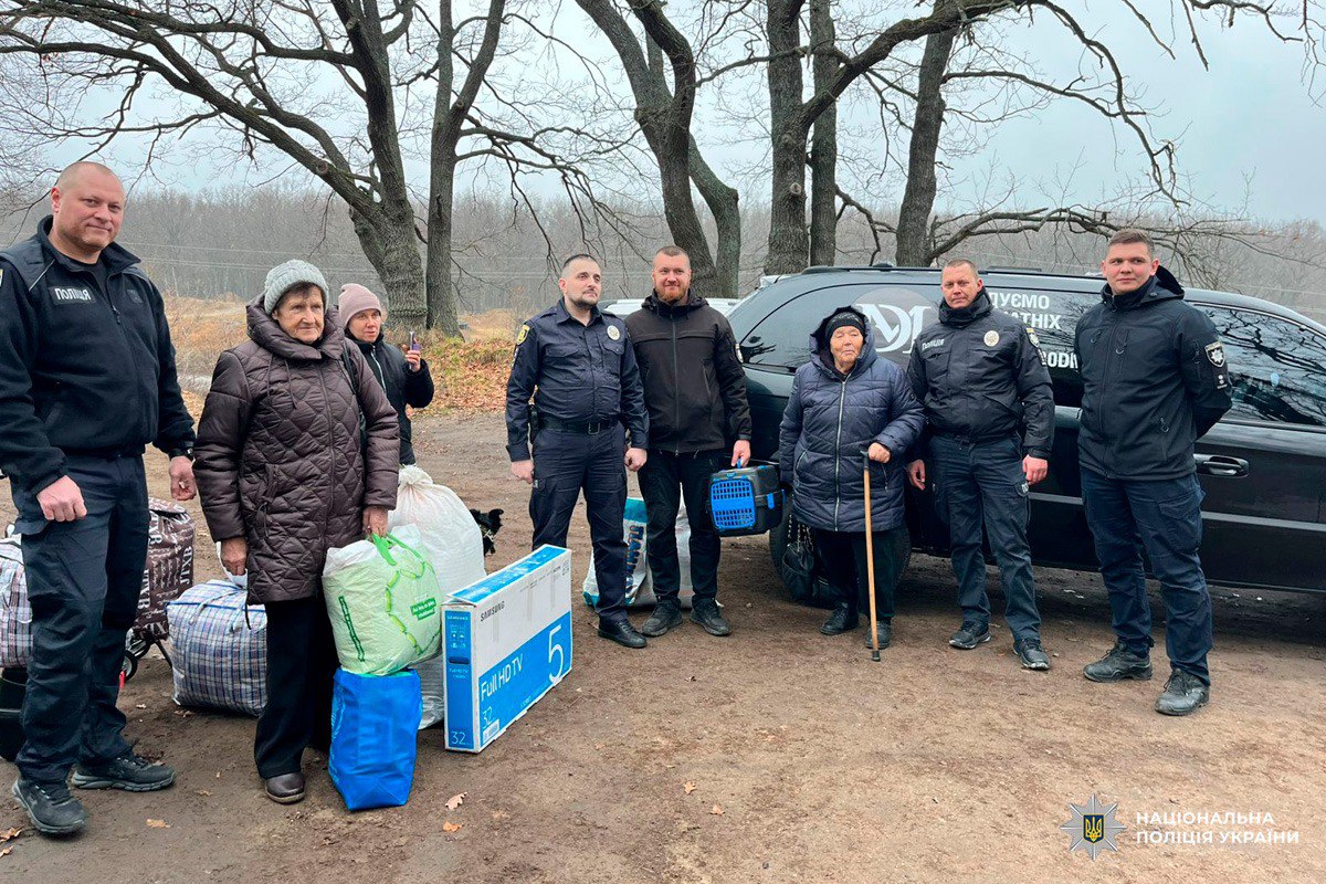 Евакуація мирних мешканців із прифронтових зон Харківщини